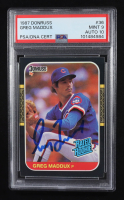 Greg Maddux Signed 1987 Donruss RR #36 RC (PSA 9 | Autograph Grade 10) at PristineAuction.com