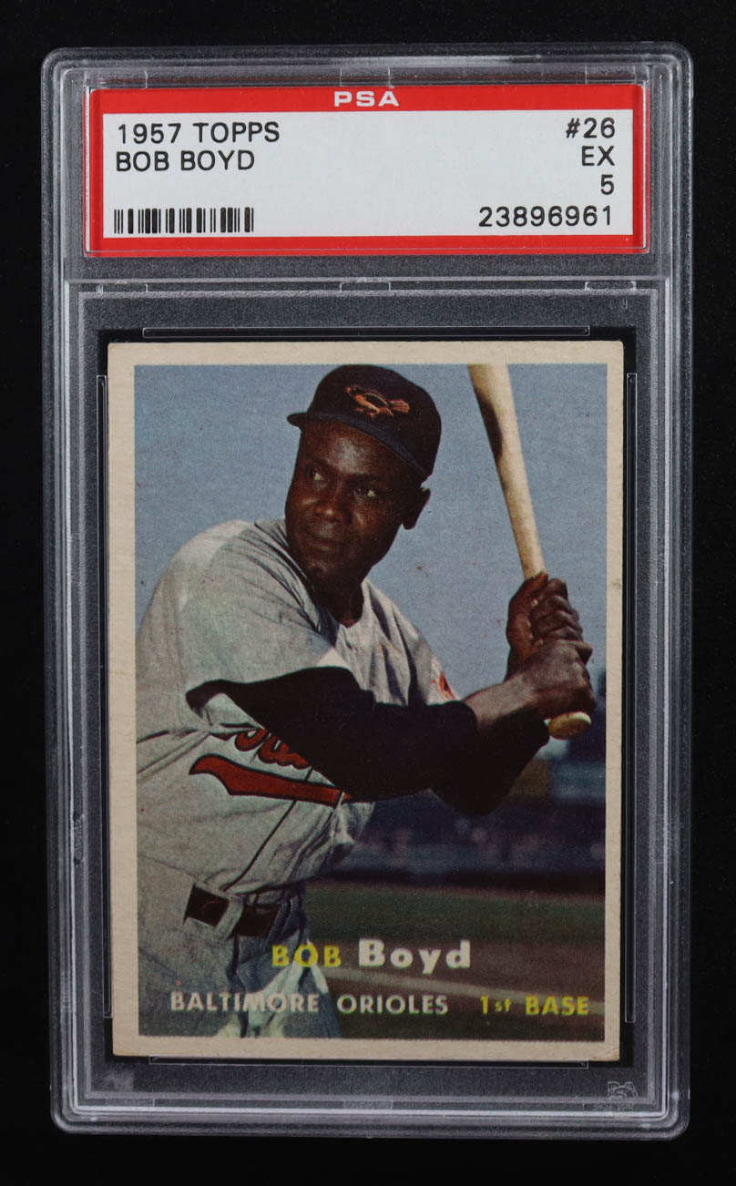 Bob Boyd 1957 Topps #26 (PSA 5) at PristineAuction.com Bob Boyd 1957 Topps #26 (PSA 5) at PristineAuction.com