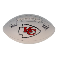 Patrick Mahomes Sr. Signed Chiefs Logo Football Inscribed "Who's Your Daddy?" (Schwartz) at PristineAuction.com