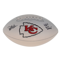 Patrick Mahomes Sr. Signed Chiefs Logo Football Inscribed "Who's Your Daddy?" (Schwartz) at PristineAuction.com