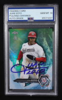 Juan Soto Signed 2021 Topps Chrome Trading Card Auto #I-4 (PSA | Autograph Graded 10) at PristineAuction.com
