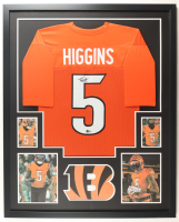 Tee Higgins Signed Bengals Custom Framed Jersey Display (Beckett) at PristineAuction.com
