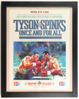 "Tyson vs Spinks" Custom Framed Photo Display at PristineAuction.com
