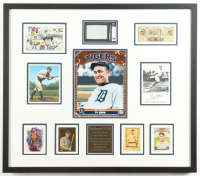 Ty Cobb Signed & Written Custom Framed Card Display with Custom Stat Plaque (BGS) at PristineAuction.com