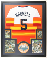 Jeff Bagwell Signed Astros Custom Framed Jersey Display (JSA) at PristineAuction.com