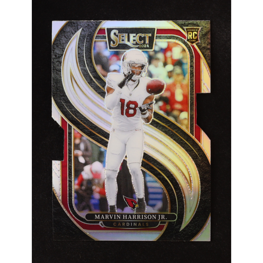 Marvin Harrison Jr. 2024 Select Prizm Silver Die Cut #115 RC at PristineAuction.com