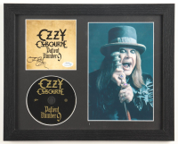 Ozzy Osbourne Signed "Patient Number 9" Custom Framed CD Insert Display with Photo (ACOA) at PristineAuction.com