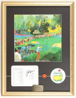 Jack Nicklaus Signed Custom Framed Augusta Scorecard Display with Leroy Neiman Art Print (JSA) at PristineAuction.com