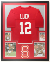 Andrew Luck Signed Stanford Cardinal Custom Framed Jersey Display (JSA) at PristineAuction.com