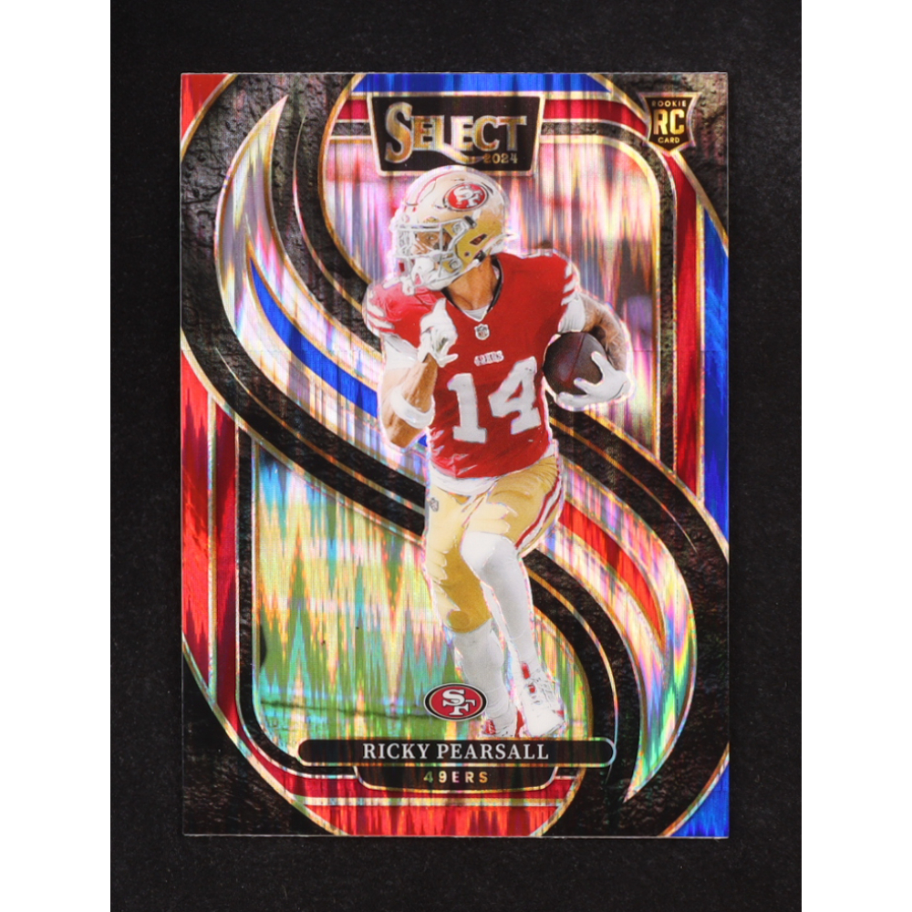 Ricky Pearsall 2024 Select Prizm Red and Blue Shock #173 RC at PristineAuction.com