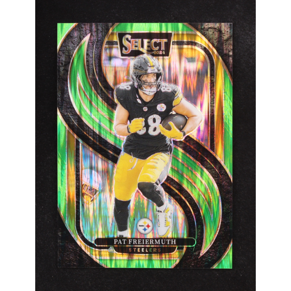 Pat Freiermuth 2024 Select Prizm Neon Green Shock #186 #004/499 at PristineAuction.com