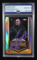 Undertaker Signed 2025 Topps Chrome Trading Card Auto Hall of Fame #EMB-UT (PSA | Autograph Graded 10) at PristineAuction.com
