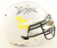 Shawne Merriman Signed Chargers Full-Size Authentic Throwback Alternate Helmet (Beckett) at PristineAuction.com