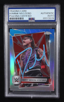 Dominik Mysterio Signed 2025 Topps Chrome Raw #35 (PSA) at PristineAuction.com