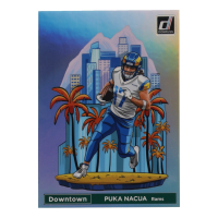 Puka Nacua 2024 Panini Donruss Football Oversized Downtown Jumbo #20 at PristineAuction.com