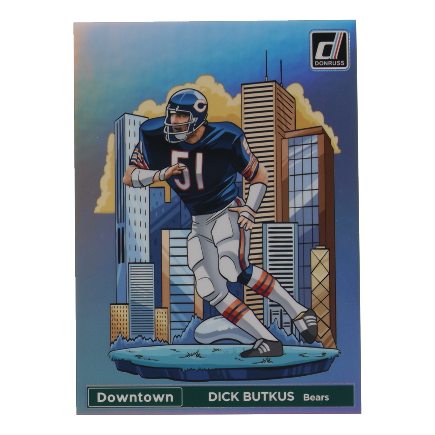 Dick Butkus 2024 Panini Donruss Football Oversized Downtown Jumbo #9 at PristineAuction.com Dick Butkus 2024 Panini Donruss Football Oversized Downtown Jumbo #9 at PristineAuction.com