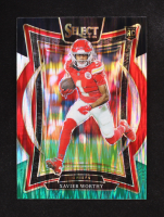 Xavier Worthy 2024 Select Prizm Black and Green Shock #32 RC at PristineAuction.com