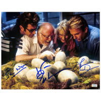 Laura Dern, Jeff Goldblum & Sam Neill Signed "Jurassic Park" 11x14 Photo (CA) at PristineAuction.com