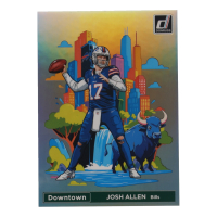 Josh Allen 2024 Panini Donruss Football Oversized Downtown Jumbo #2 at PristineAuction.com