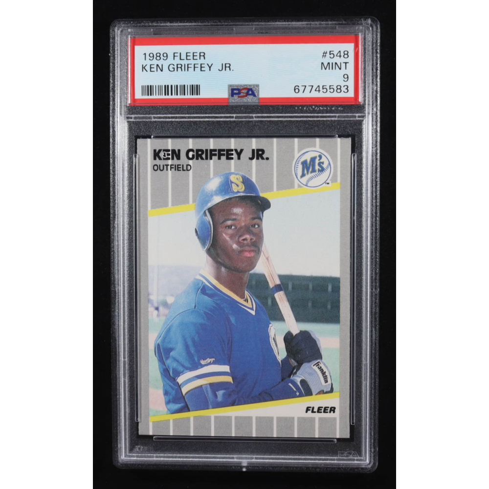Ken Griffey Jr. 1989 Fleer #548 RC (PSA 9) at PristineAuction.com