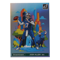 Josh Allen 2024 Panini Donruss Football Oversized Downtown Jumbo #2 at PristineAuction.com
