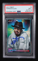 Allen Iverson Signed 2021 Topps Finest #2 (PSA 7 | Autograph Grade 10) at PristineAuction.com