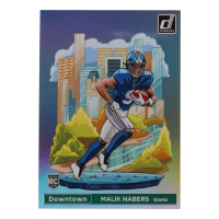 Malik Nabers 2024 Panini Donruss Football Oversized Downtown Jumbo #18 RC at PristineAuction.com