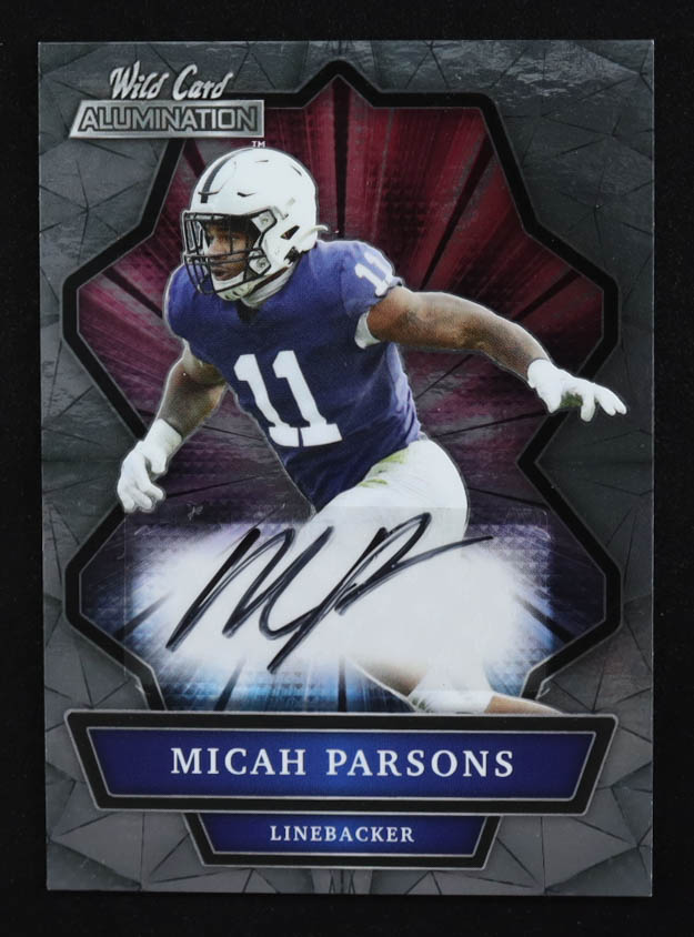 Micah Parsons 2021 Wild Card Alumination Autographs #ABCA RC at PristineAuction.com Micah Parsons 2021 Wild Card Alumination Autographs #ABCA RC at PristineAuction.com