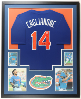 Jac Caglianone Signed Gators Custom Framed Jersey Display Inscribed "Go Gators!" (JSA) at PristineAuction.com