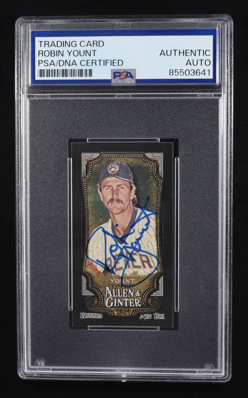 Rollie Fingers Signed 2024 Topps Allen & Ginter #327 (PSA | Autograph Grade PSA Authentic) at PristineAuction.com Rollie Fingers Signed 2024 Topps Allen & Ginter #327 (PSA | Autograph Grade PSA Authentic) at PristineAuction.com