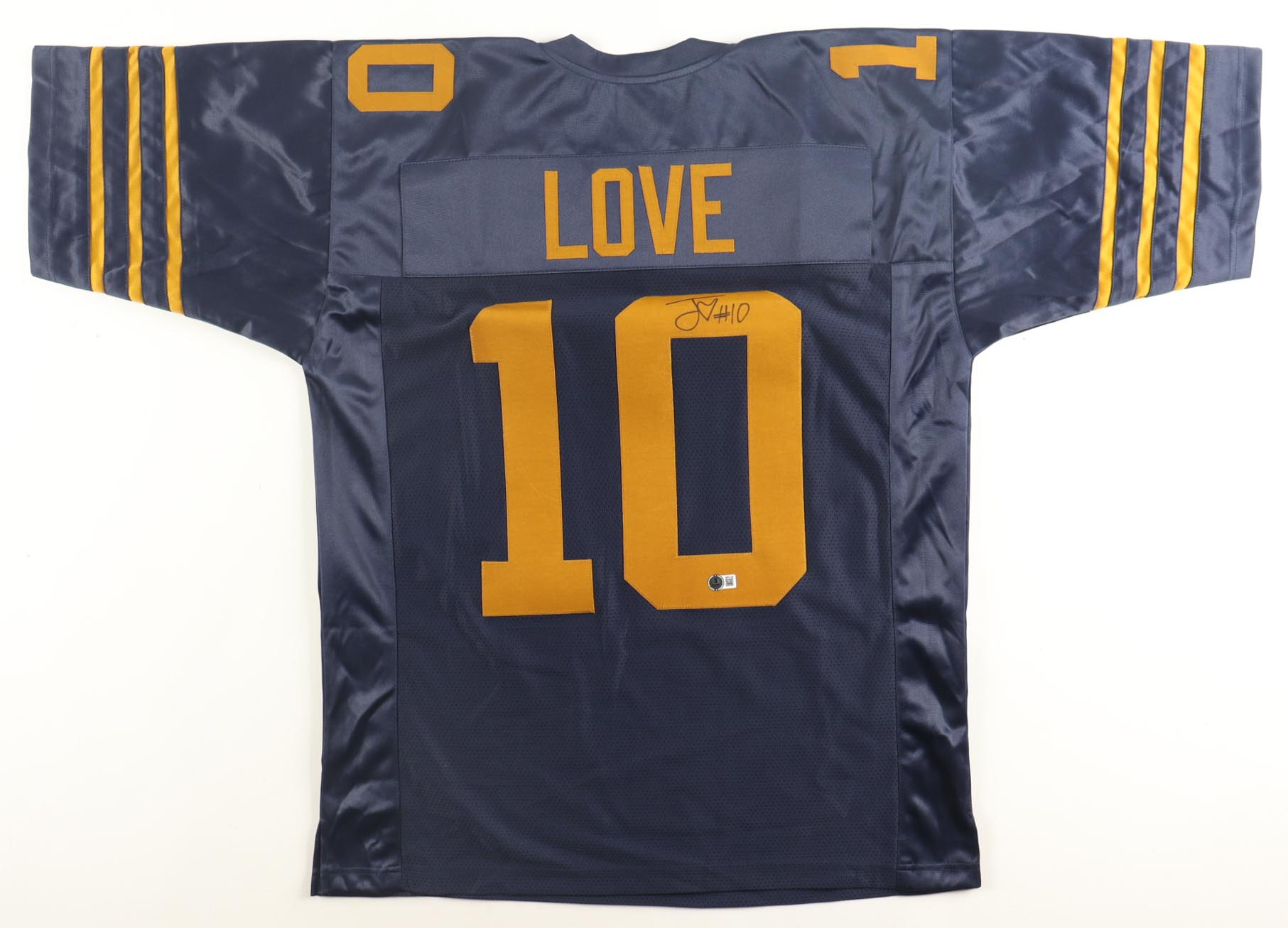 Jordan Love Signed Jersey (Beckett) at PristineAuction.com Jordan Love Signed Jersey (Beckett) at PristineAuction.com