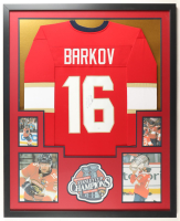Aleksander Barkov Signed Panthers Custom Framed Jersey Display (JSA) at PristineAuction.com