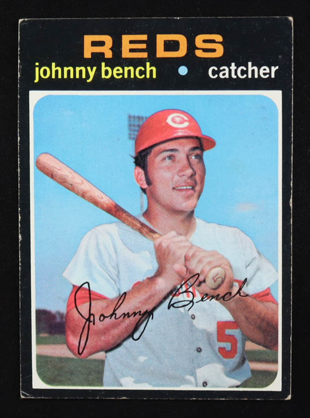 Johnny Bench 1971 Topps #250 at PristineAuction.com Johnny Bench 1971 Topps #250 at PristineAuction.com