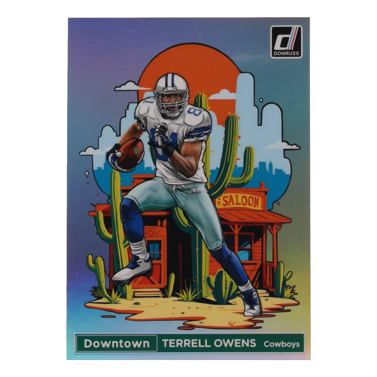 Terrell Owens 2024 Panini Donruss Football Oversized Downtown Jumbo #8 at PristineAuction.com Terrell Owens 2024 Panini Donruss Football Oversized Downtown Jumbo #8 at PristineAuction.com