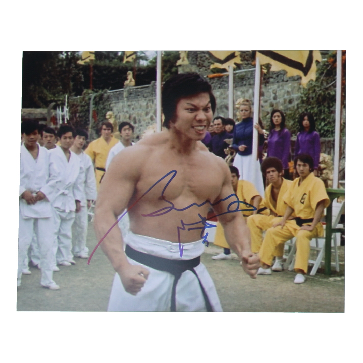 Bolo Yeung Signed "Enter the Dragon" 11x14 Photo (ACOA) at PristineAuction.com Bolo Yeung Signed "Enter the Dragon" 11x14 Photo (ACOA) at PristineAuction.com