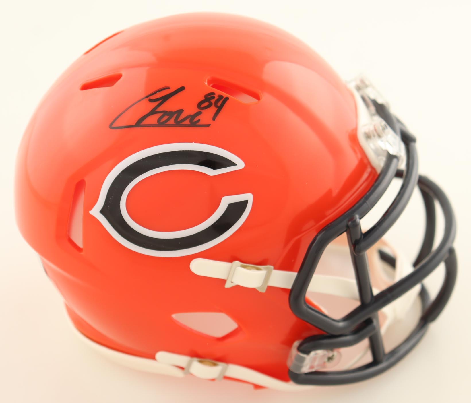 Colston Loveland Signed Bears Speed Mini Helmet (Beckett) at PristineAuction.com Colston Loveland Signed Bears Speed Mini Helmet (Beckett) at PristineAuction.com