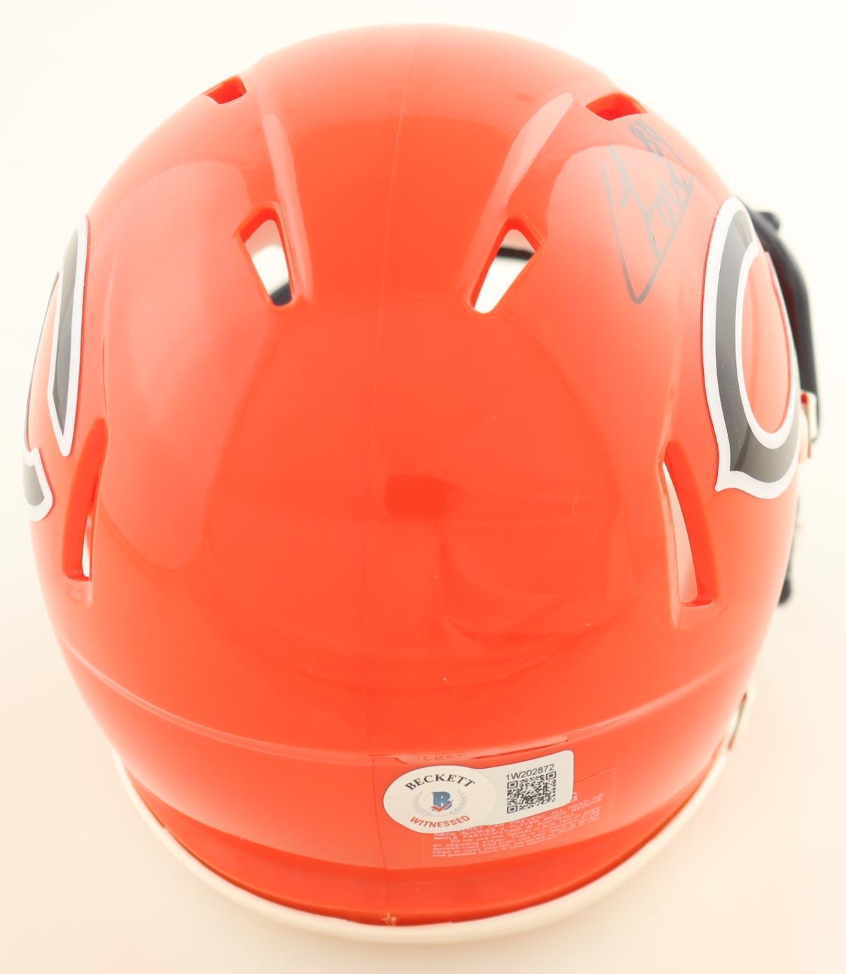 Colston Loveland Signed Bears Speed Mini Helmet (Beckett) at PristineAuction.com Colston Loveland Signed Bears Speed Mini Helmet (Beckett) at PristineAuction.com