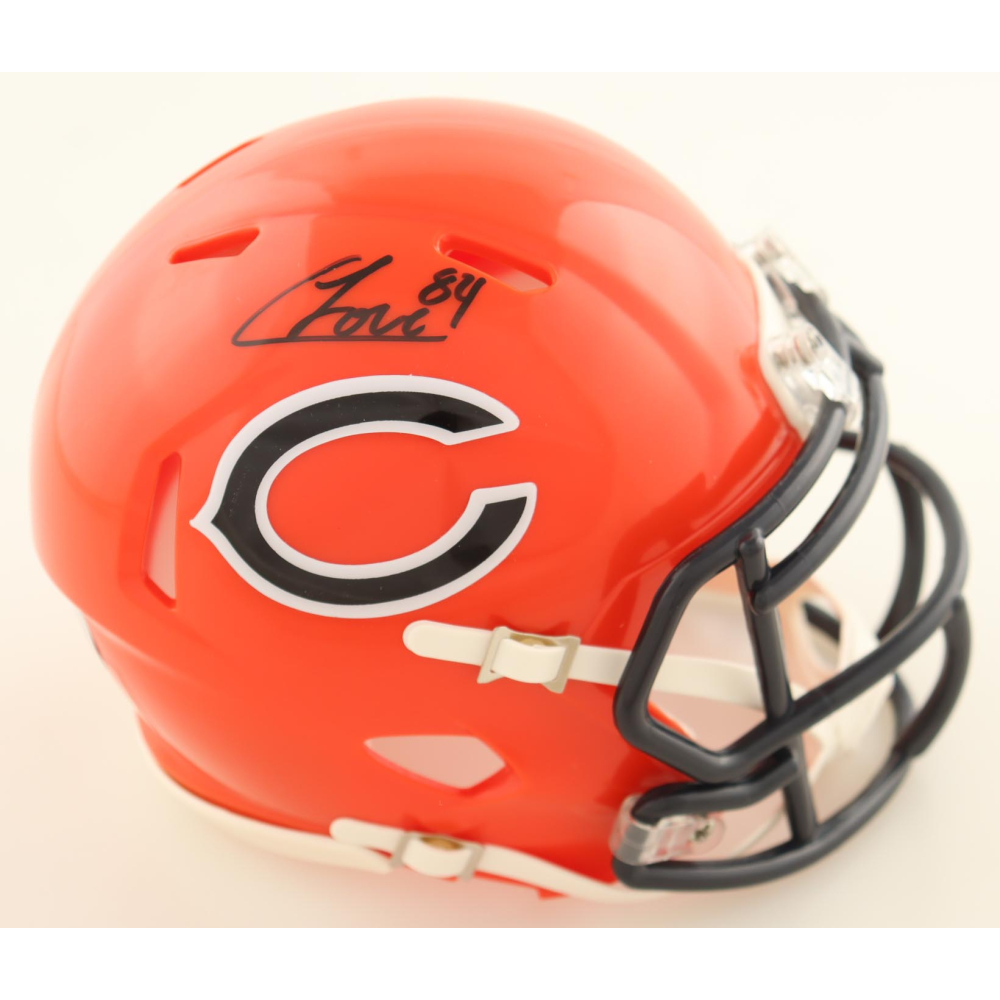 Colston Loveland Signed Bears Speed Mini Helmet (Beckett) at PristineAuction.com
