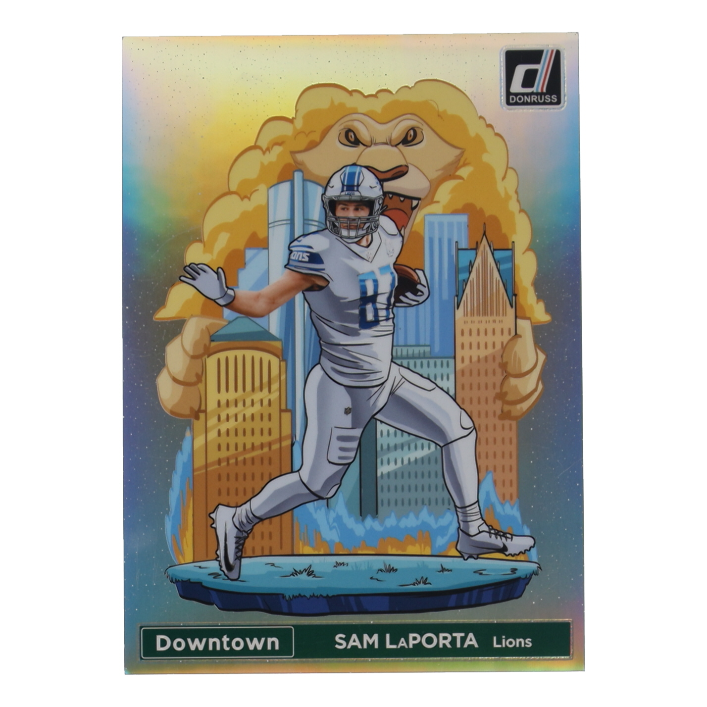 Sam LaPorta 2024 Panini Donruss Football Oversized Downtown Jumbo #6 at PristineAuction.com Sam LaPorta 2024 Panini Donruss Football Oversized Downtown Jumbo #6 at PristineAuction.com