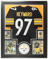 Cam Heyward Signed Steelers Custom Framed Jersey Display (Beckett) at PristineAuction.com
