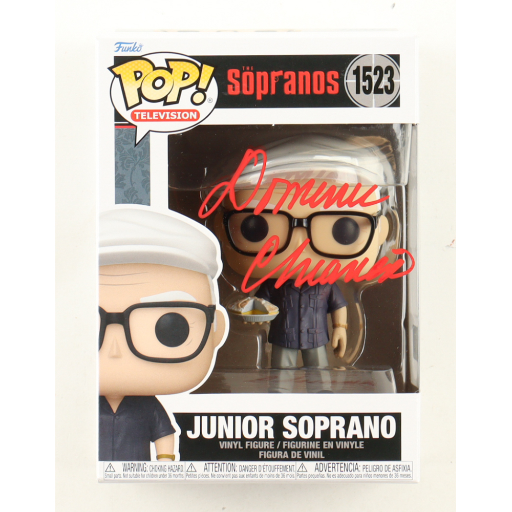 Dominic Chianese Signed "The Sopranos" #1523 Junior Soprano Funko Pop! Vinyl Figure (Beckett) at PristineAuction.com