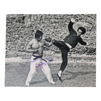 Bolo Yeung Signed "Enter the Dragon" 11x14 Photo (ACOA) at PristineAuction.com
