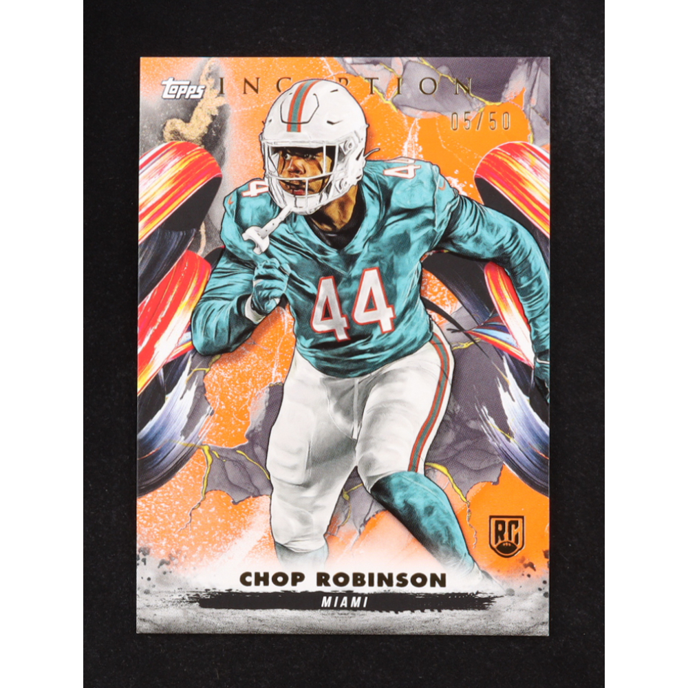 Chop Robinson 2024 Topps Inception Orange #153 #05/50 RC at PristineAuction.com