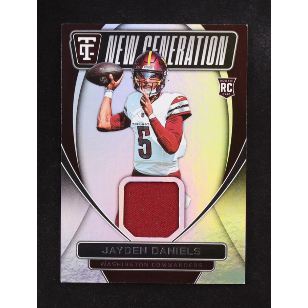 Jayden Daniels 2024 Totally Certified New Generation Jerseys #3 RC at PristineAuction.com