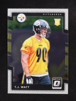 T.J. Watt 2017 Donruss Optic #122 RC at PristineAuction.com