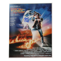 Bob Gale Signed "Back to the Future" 11x14 Poster (ACOA) at PristineAuction.com