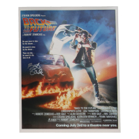 Bob Gale Signed "Back to the Future" 11x14 Poster (ACOA) at PristineAuction.com