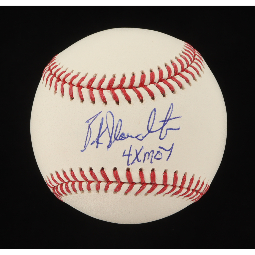 Buck Showalter Signed OML Baseball Inscribed "4x MOY" (Beckett) at PristineAuction.com