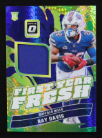 Ray Davis 2024 Donruss Optic First Year Fresh Jerseys Blue Hyper #FYFRDS RC at PristineAuction.com