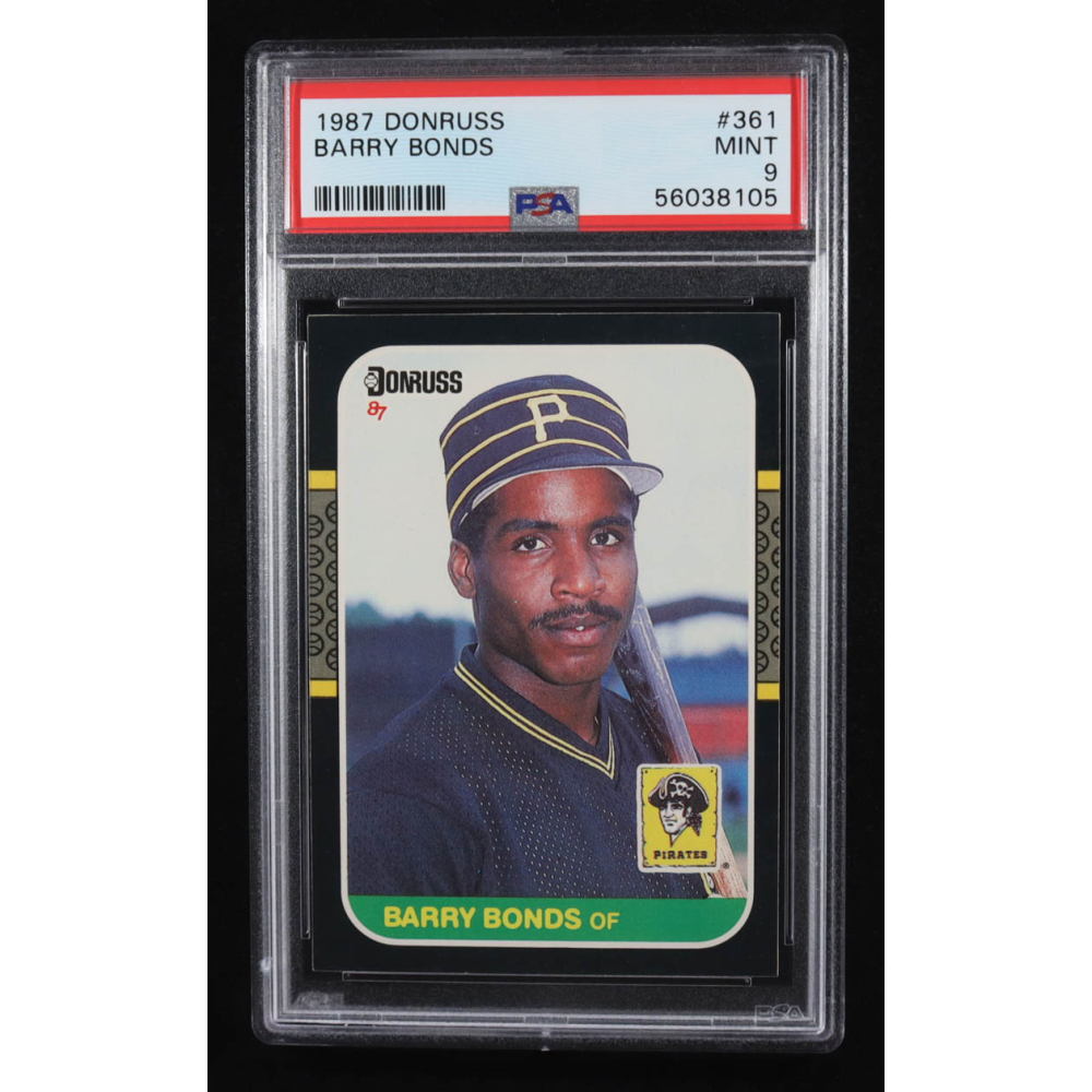 Barry Bonds 1987 Donruss #361 RC (PSA 9) at PristineAuction.com